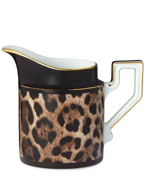 Dolce & Gabbana leopard-print porcelain creamer