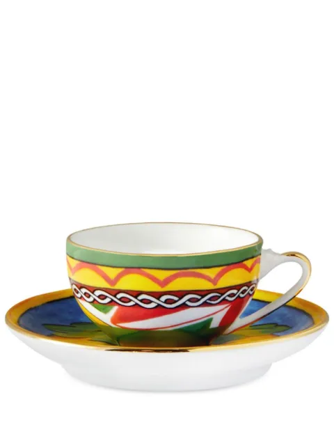 Dolce & Gabbana juego de café con estampado archive
