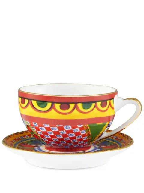 Dolce & Gabbana juego de té con estampado archive