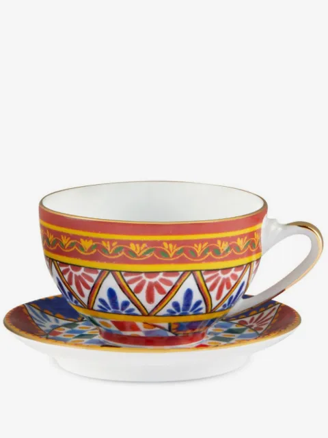 Dolce & Gabbana Carretto Siciliano porcelain tea set