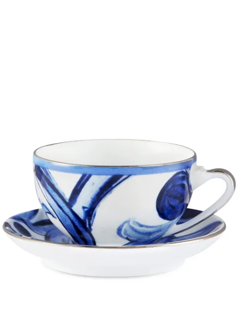 Dolce & Gabbana archive-print porcelain tea set