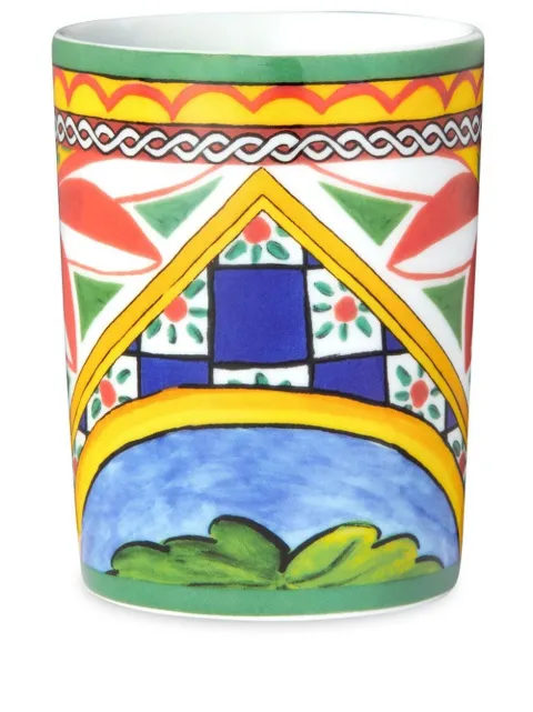Dolce & Gabbana archive-print porcelain cup
