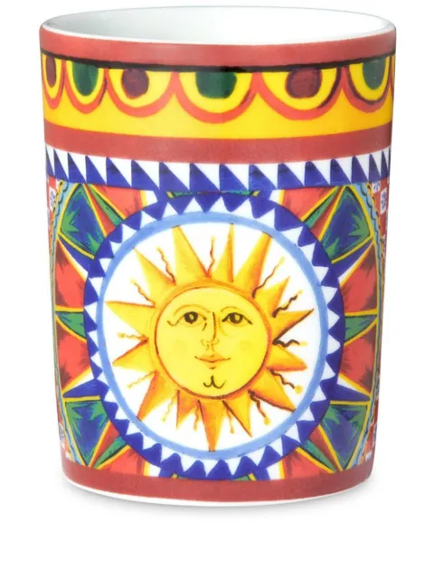 Dolce & Gabbana Carretto Siciliano water glass