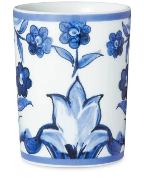 Dolce & Gabbana Blu Mediterraneo porcelain wine glass