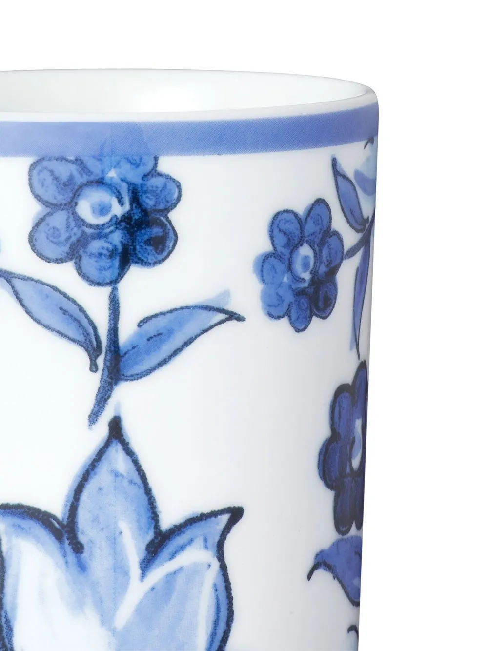 Dolce & Gabbana Blu Mediterraneo Porcelain Wine Glass Farfetch