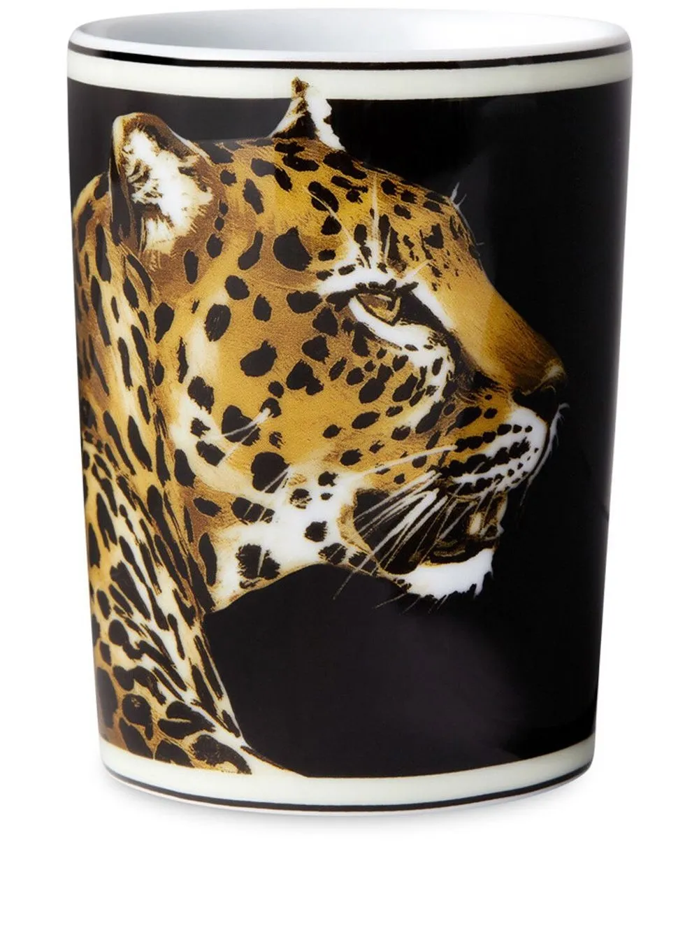 Dolce Gabbana tiger print porcelain glass unisex Porcelain One Size Black