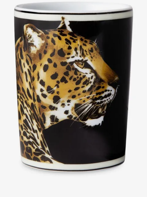 Dolce & Gabbana leopardo-print porcelain glass