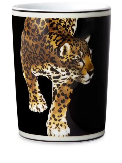 Dolce & Gabbana vaso de porcelana con tigre estampado