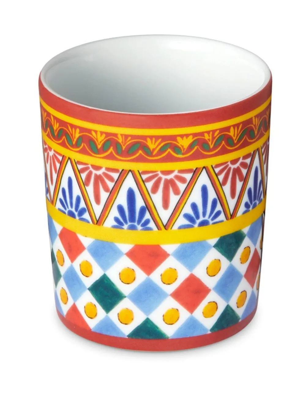 Shop Dolce & Gabbana Archive-print Porcelain Cup In White