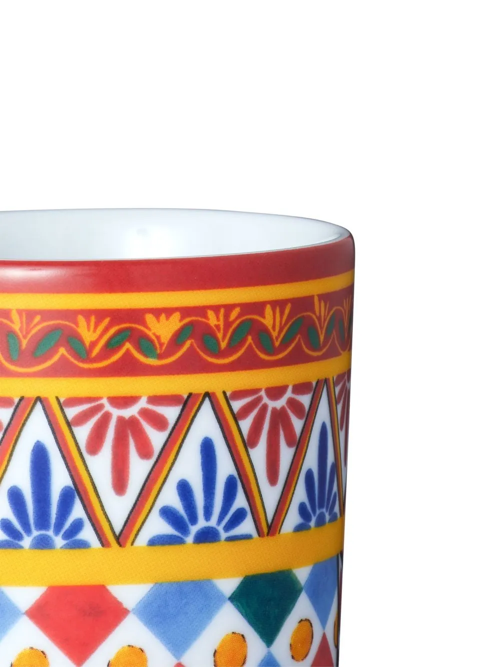 Dolce & Gabbana Archive-print Porcelain Cup In White