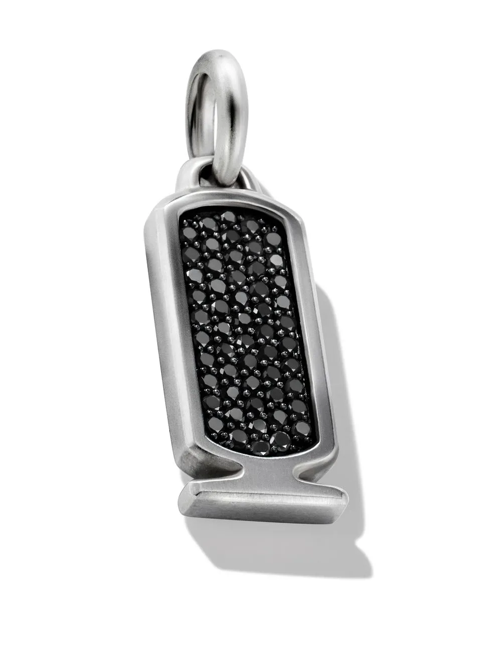 

David Yurman dije Cartouche en plata de ley con diamante - Plateado