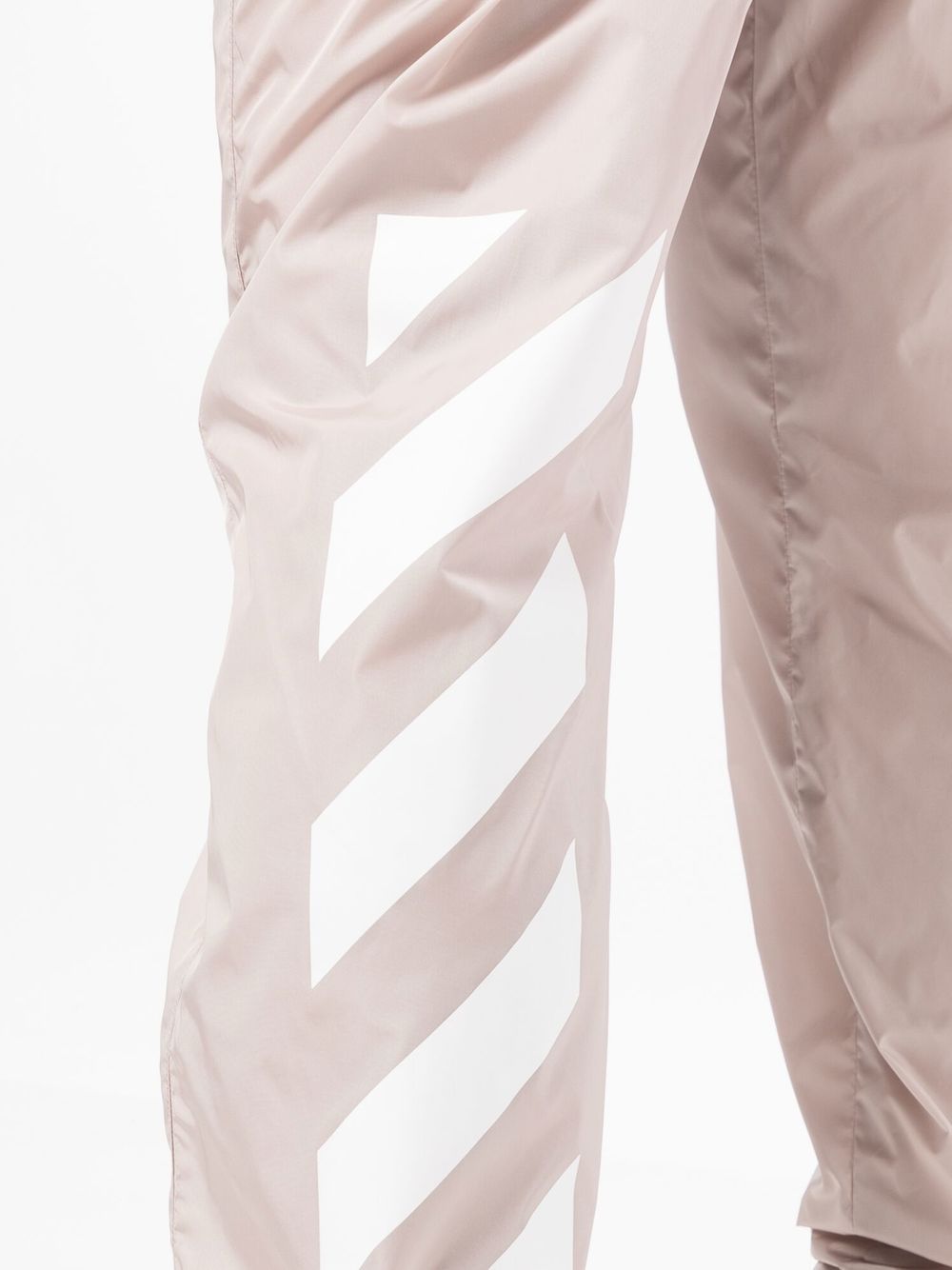 Off-White diagonal-stripe straight-leg trousers Women