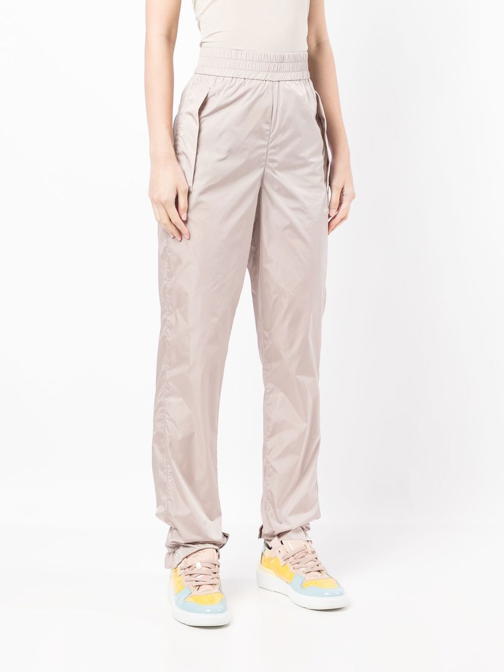 Off-White diagonal-stripe straight-leg trousers Women