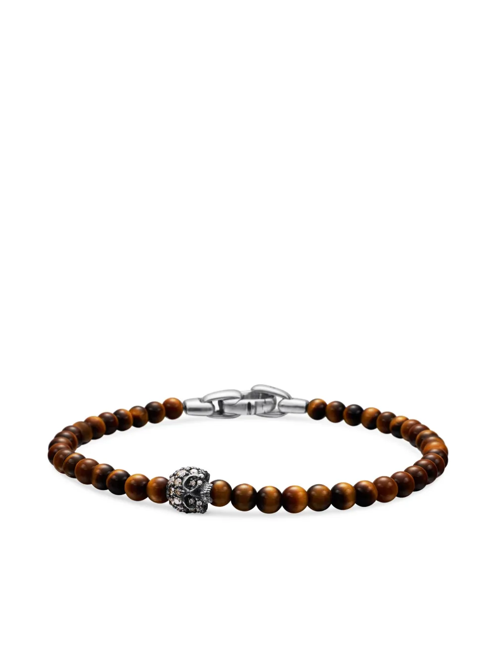 David Yurman Memento Mori Skull ブレスレット 4mm スターリングシルバー - シルバートーン David Yurman Memento Mori Skull ブレスレット 4mm スターリングシルバー - シルバートーン