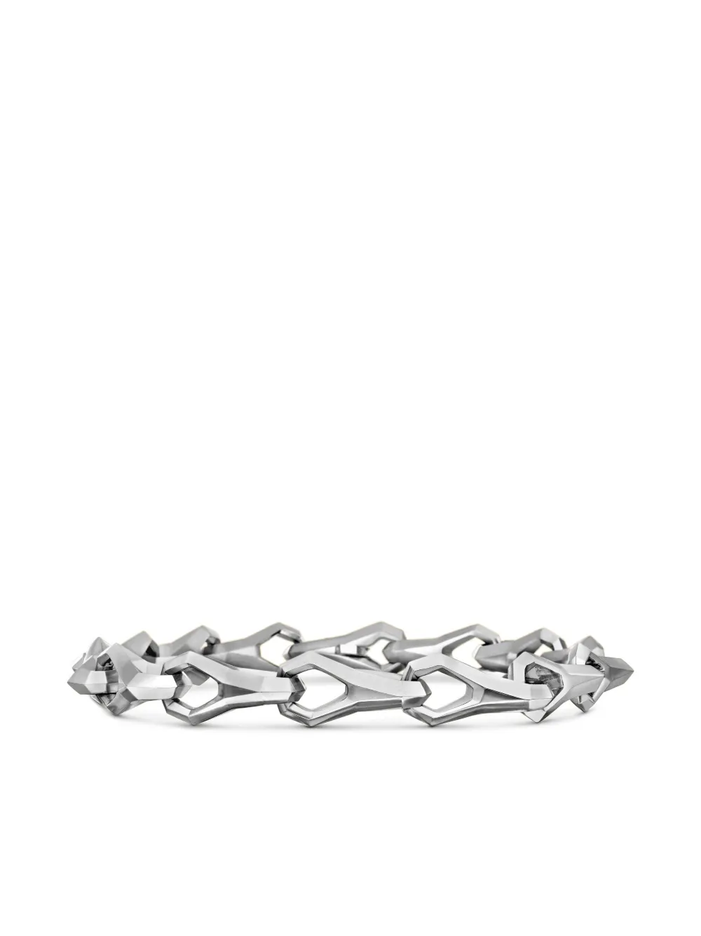 David Yurman Bracciale Faceted Link in argento sterling (9mm) | argento | Image 1