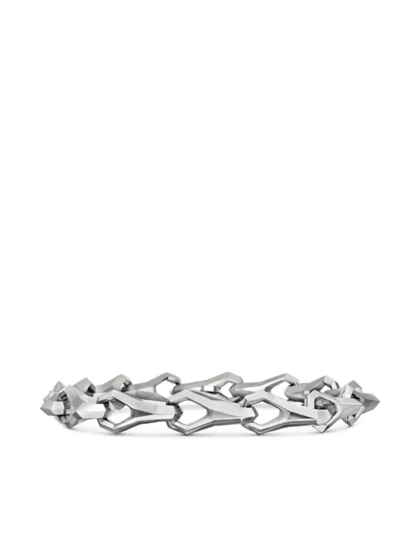 David Yurman Faceted Link ブレスレット 9mm スターリング David Yurman Faceted Link ブレスレット 9mm スターリング