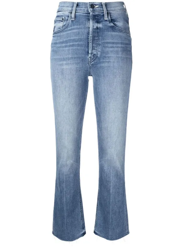 MOTHER Jean vas Court Taille Haute Farfetch