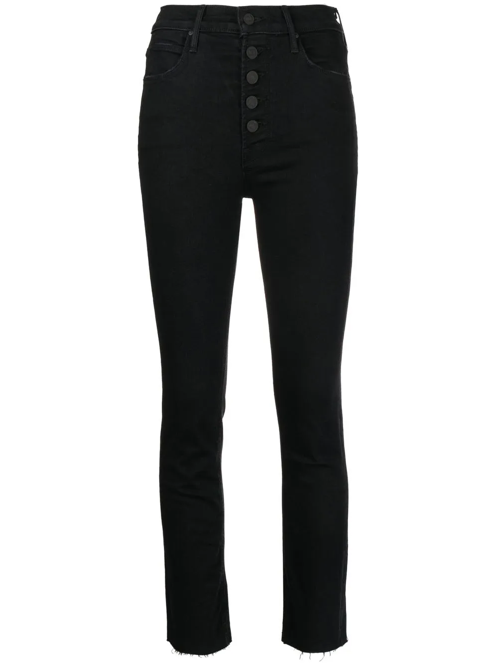 

MOTHER jeans rectos con tiro alto - Azul