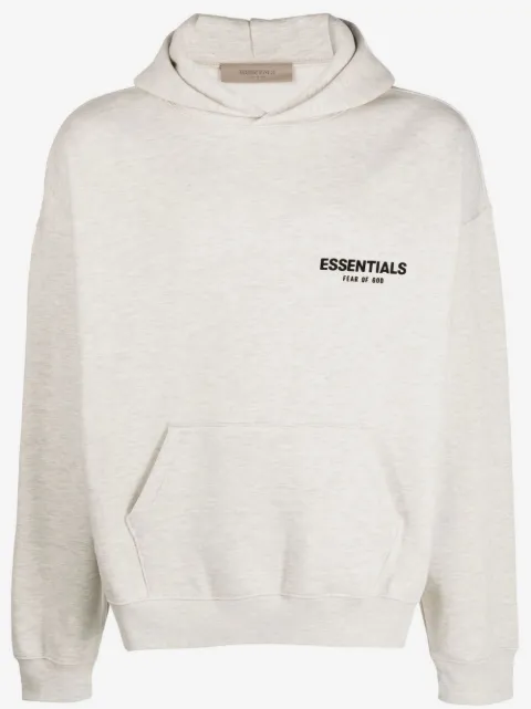 FEAR OF GOD ESSENTIALS logo-print hoodie