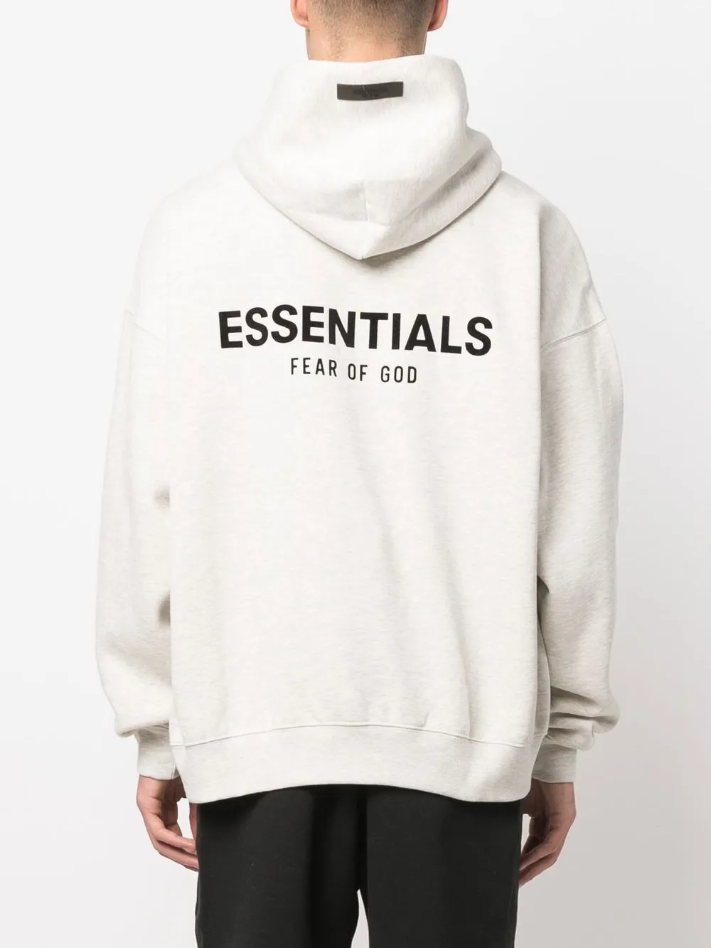 logo-print hoodie