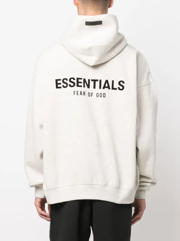 FEAR OF GOD ESSENTIALS logo-print Hoodie - Farfetch