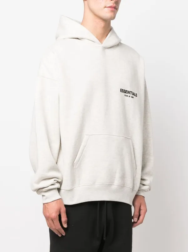 FEAR OF GOD ESSENTIALS logo print Hoodie Farfetch