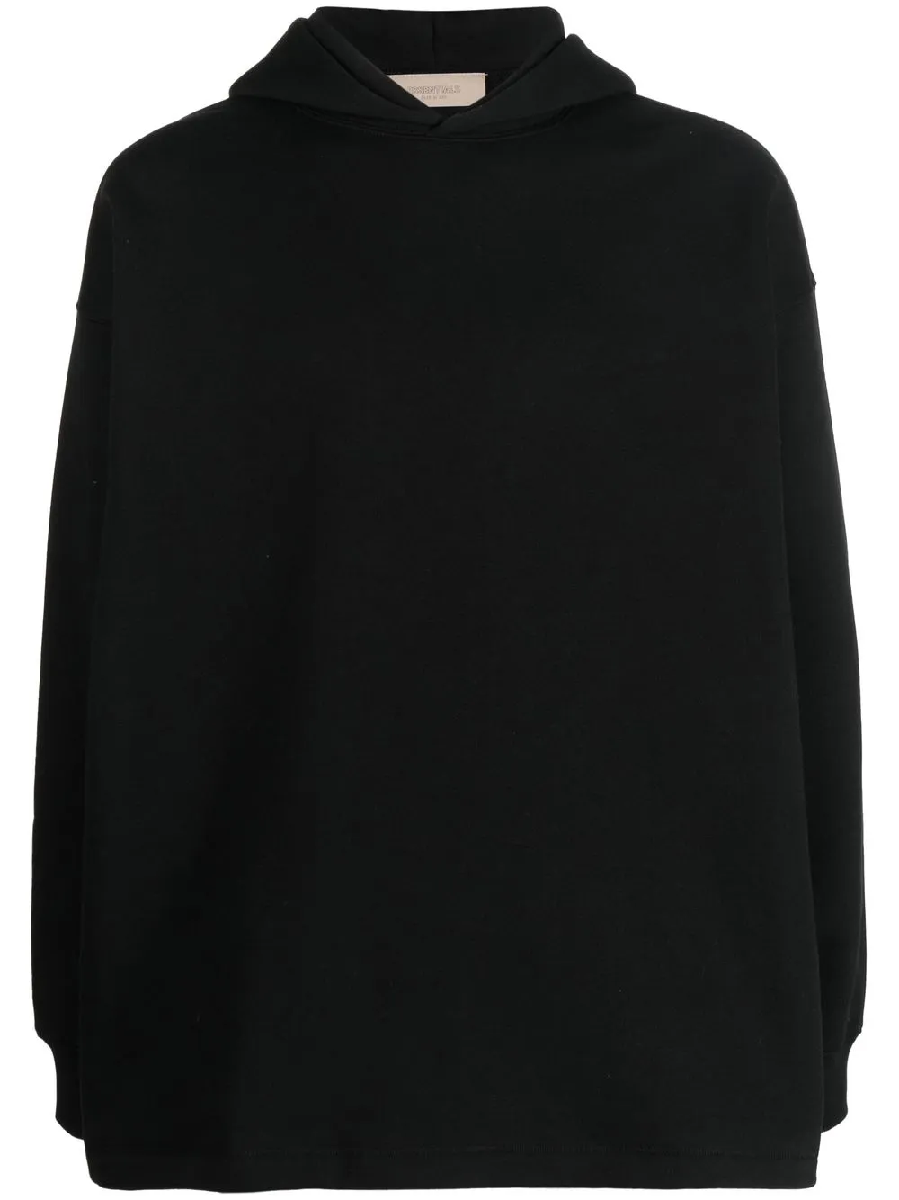 

FEAR OF GOD ESSENTIALS logo-print hoodie - Black