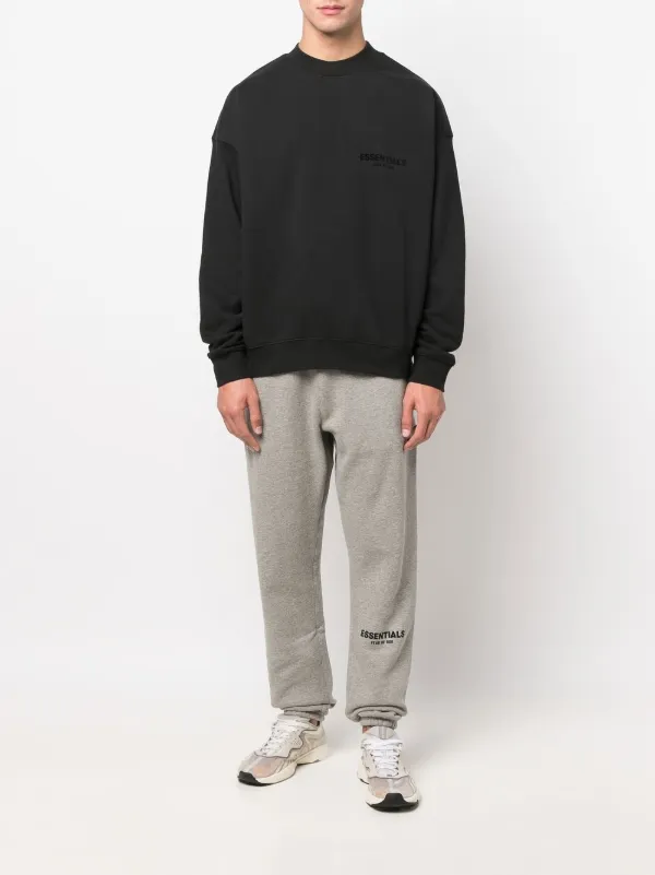 FEAR OF GOD ESSENTIALS logo-print Track Pants | Grey | FARFETCH