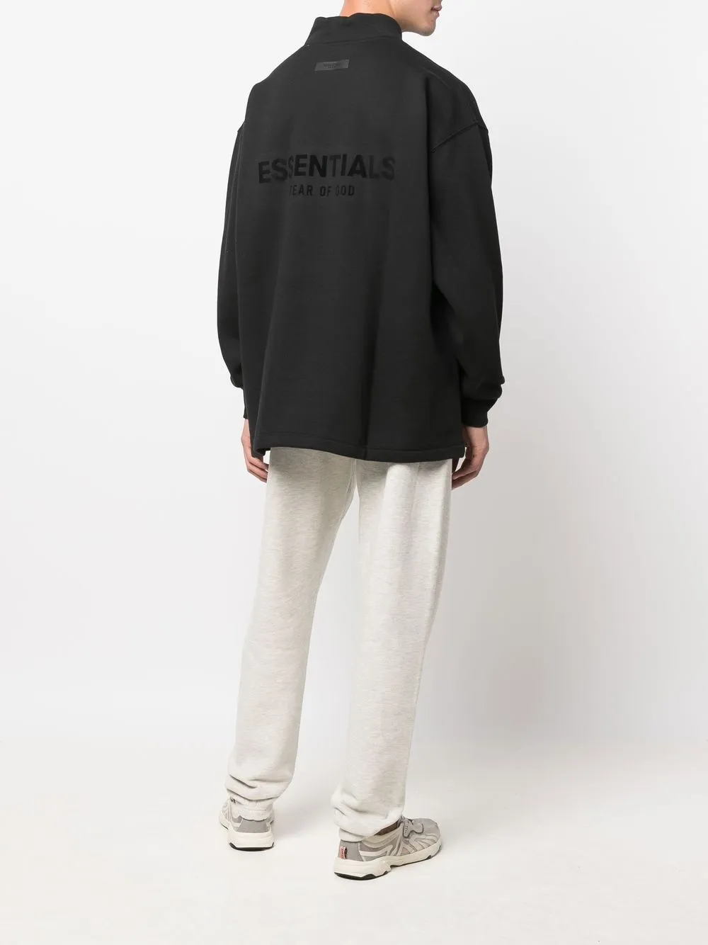FEAR OF GOD ESSENTIALS Trainingsbroek met logoprint - Beige