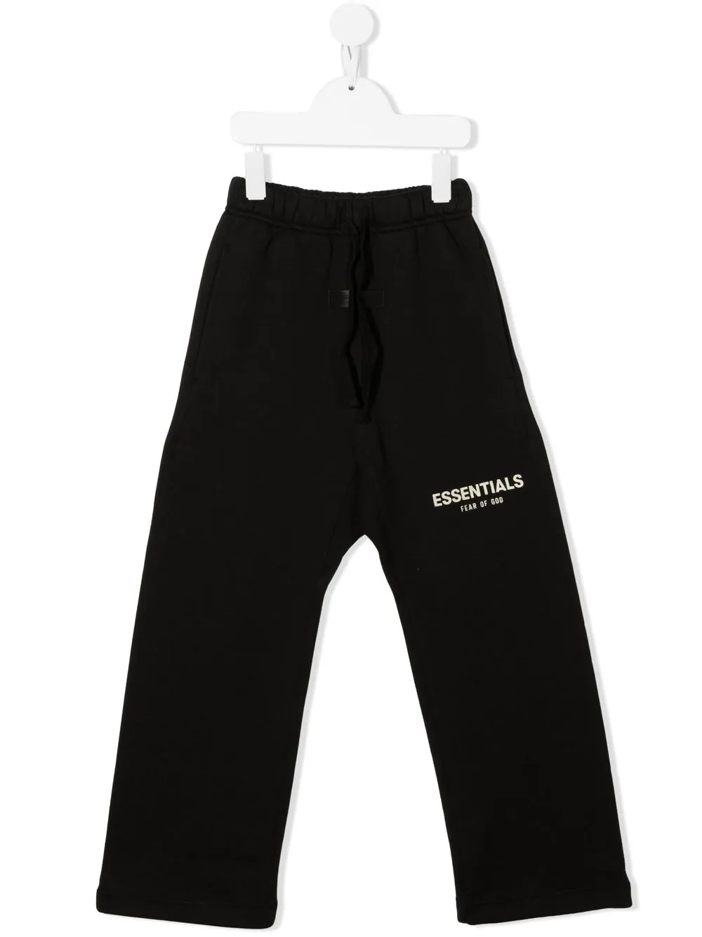 FEAR OF GOD ESSENTIALS KIDS pants con logo estampado - Negro
