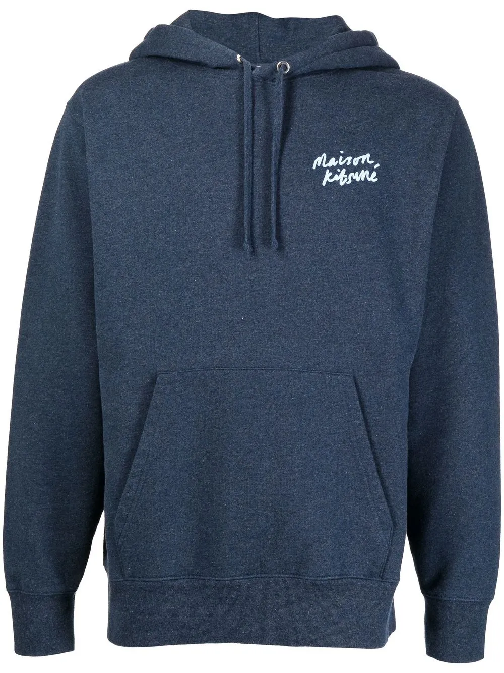 

Maison Kitsuné hoodie con logo estampado - Azul