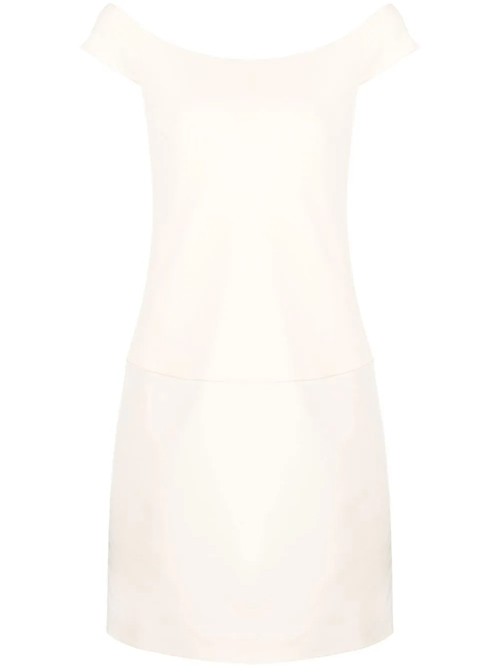 

KHAITE vestido midi con hombros descubiertos - Neutro