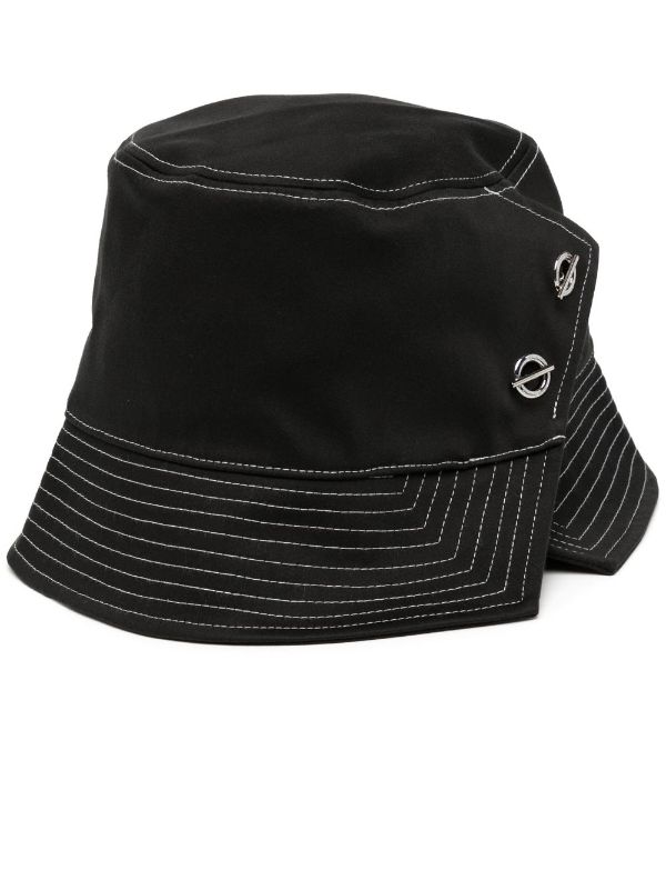 narrow brim bucket hat