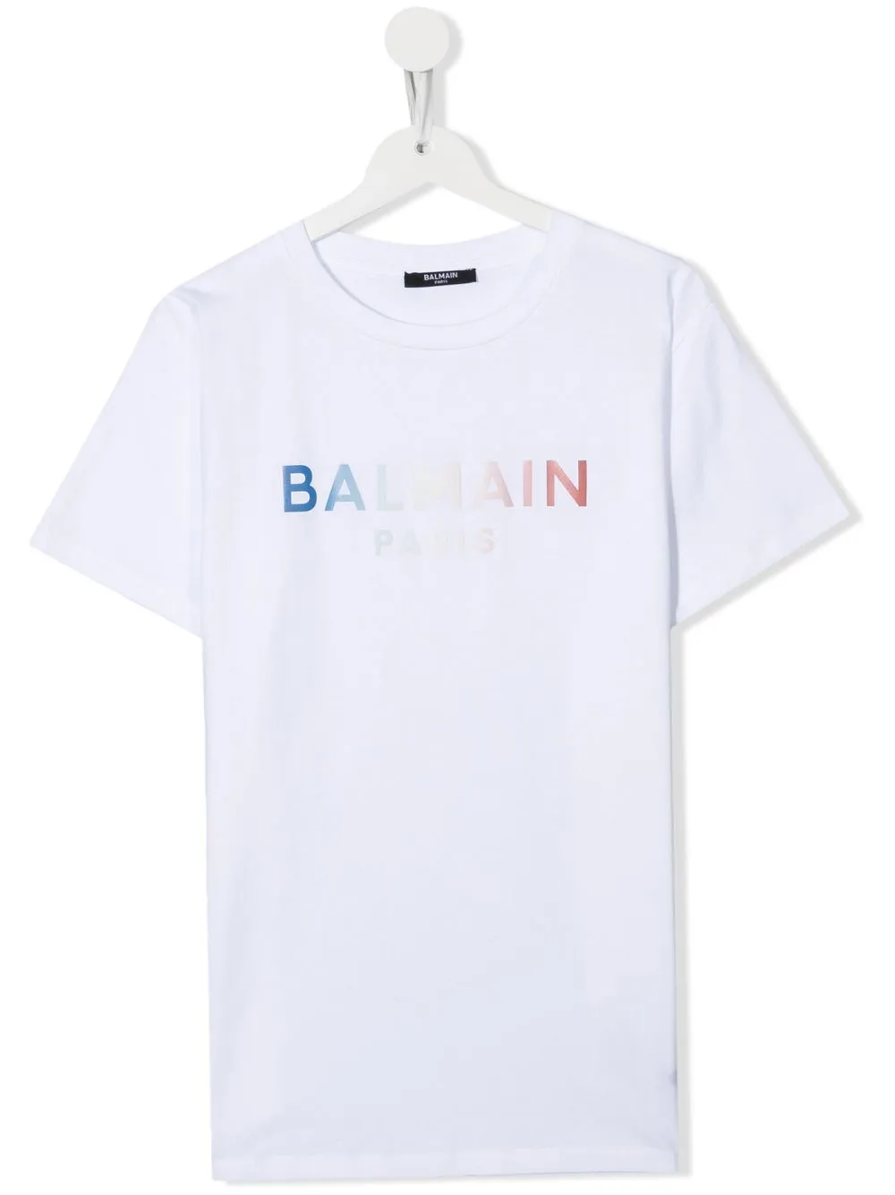 

Balmain Kids playera con logo estampado - Blanco