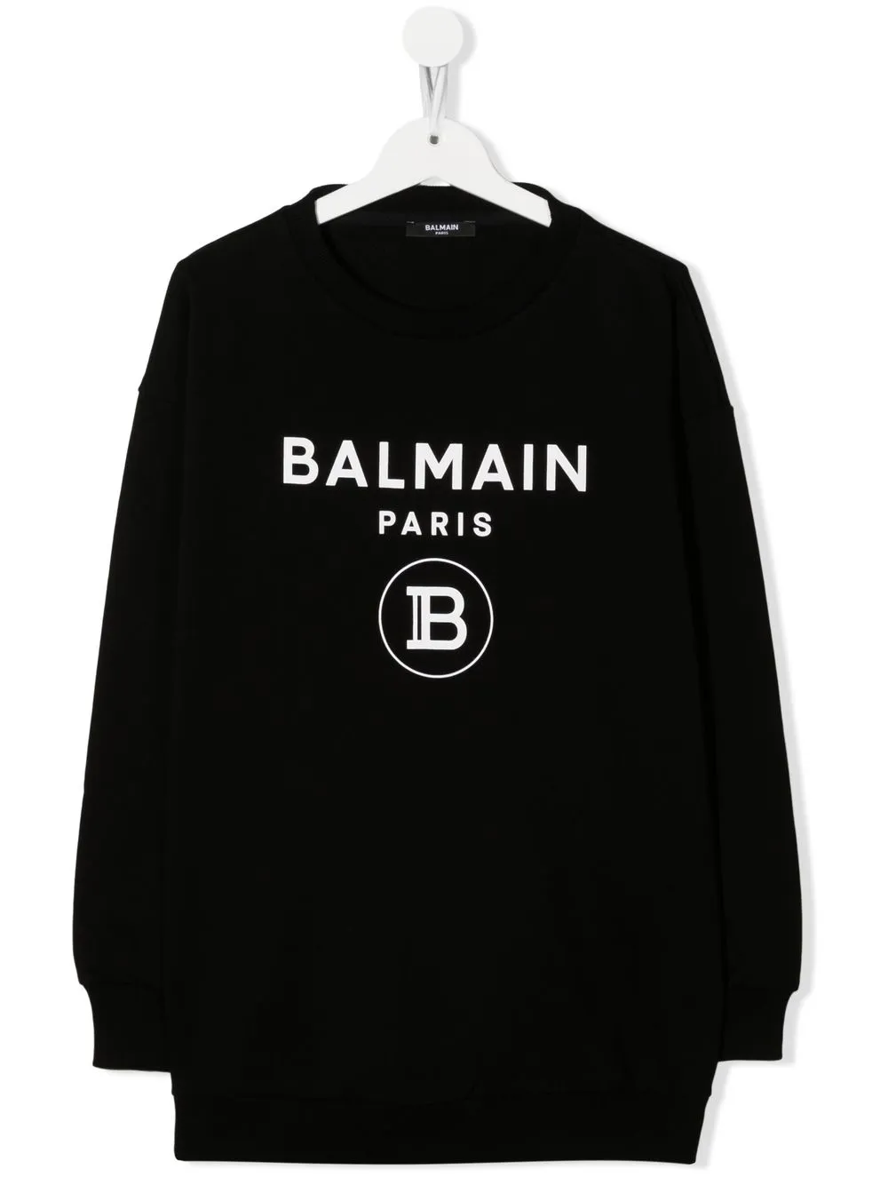 

Balmain Kids sudadera con logo estampado - Negro