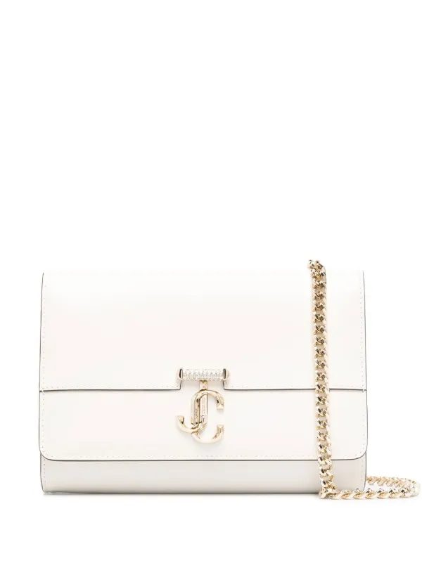 Jimmy choo white clutch outlet
