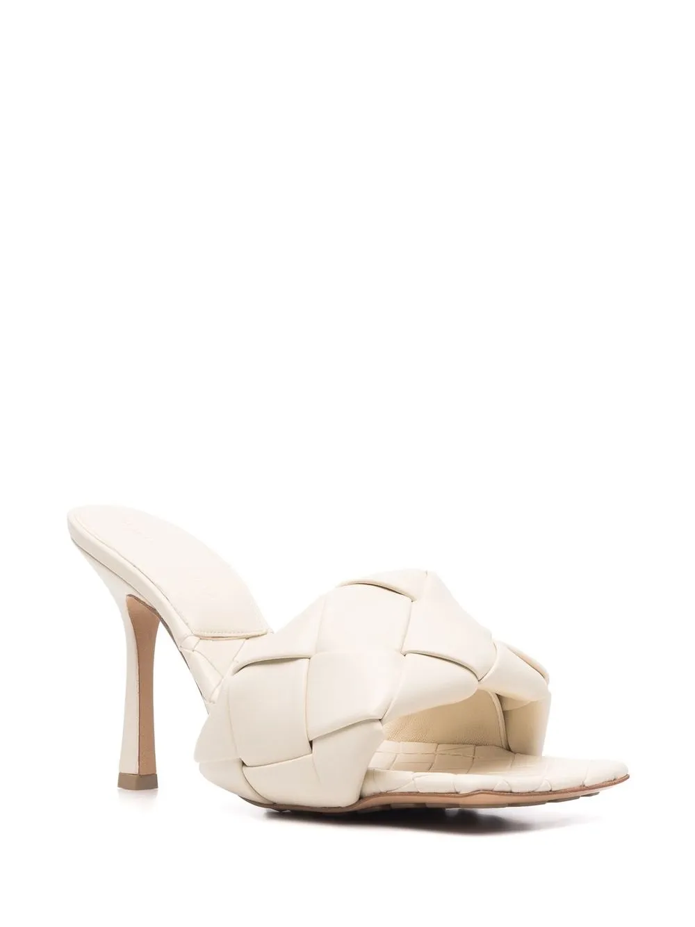 Bottega Veneta Lido Intrecciato leren muiltjes - Beige