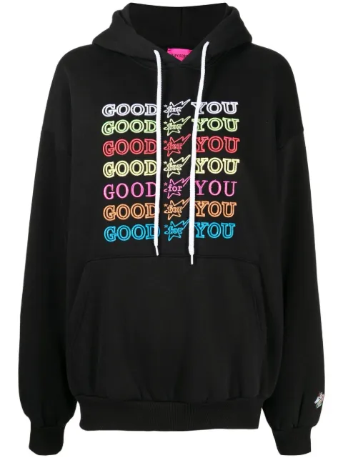 text print hoodie