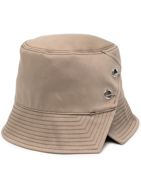 narrow brim bucket hat