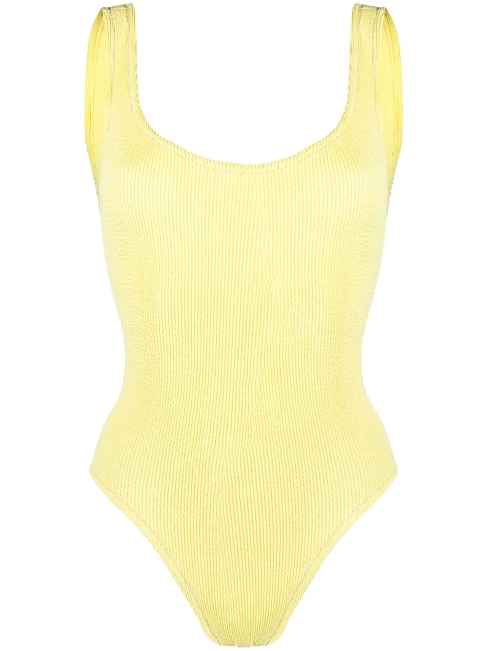 

Reina Olga Papaia ribbed one-piece - Yellow