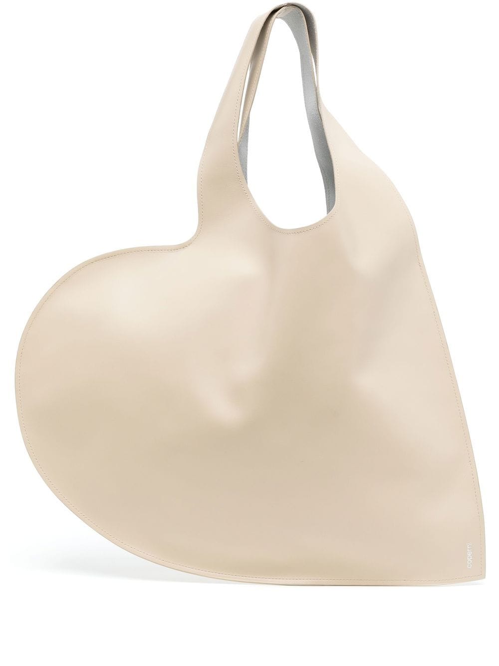 heart cut-out tote