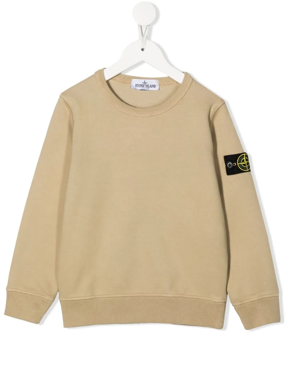 

Stone Island Junior sudadera con distintivo Compass - Neutro