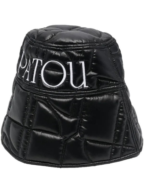 【2024最新】SNSで話題・人気の商品のおすすめアイテム Patou GE FARFETCH | Black | Hat Bucket logo-embroidered 帽子