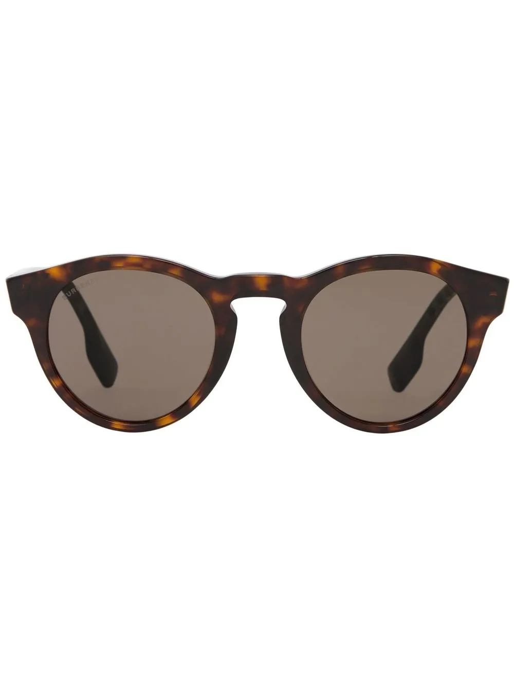 

Burberry Eyewear lentes de sol con armazón redonda de biocetato - Marrón