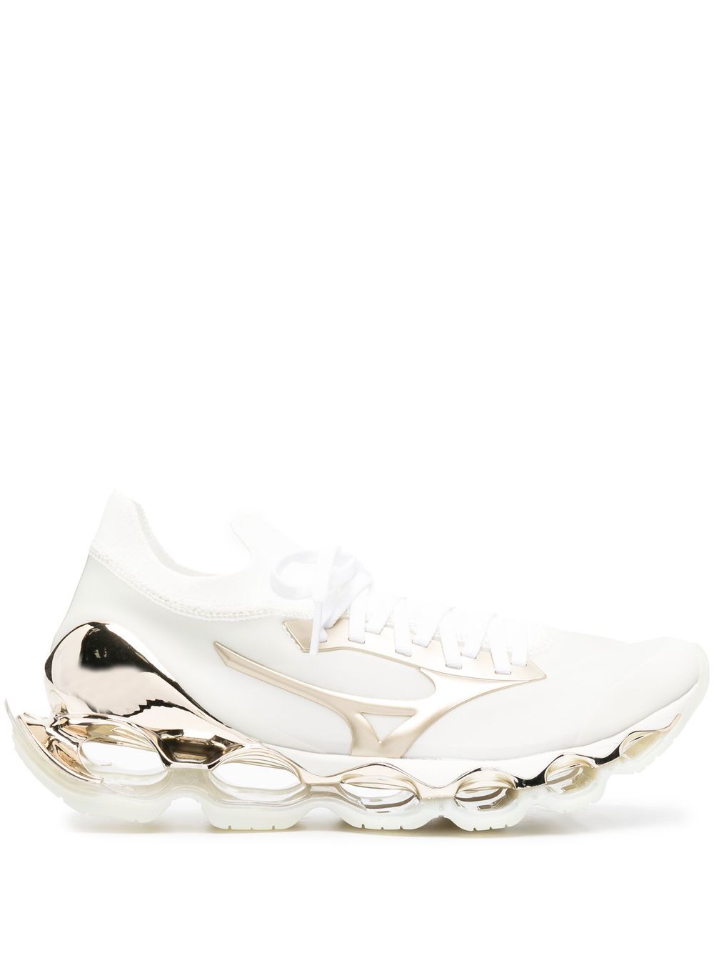 

Mizuno metallic-panel detail sneakers - White