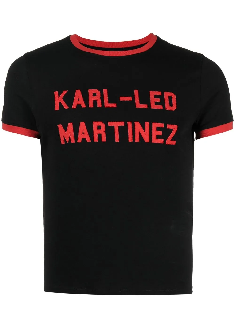 

Karl Lagerfeld x Alled-Martinez Team Karl-print T-shirt - Black