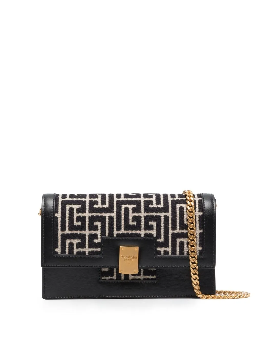 

Balmain bolsa crossbody con cadena 1945 - Negro