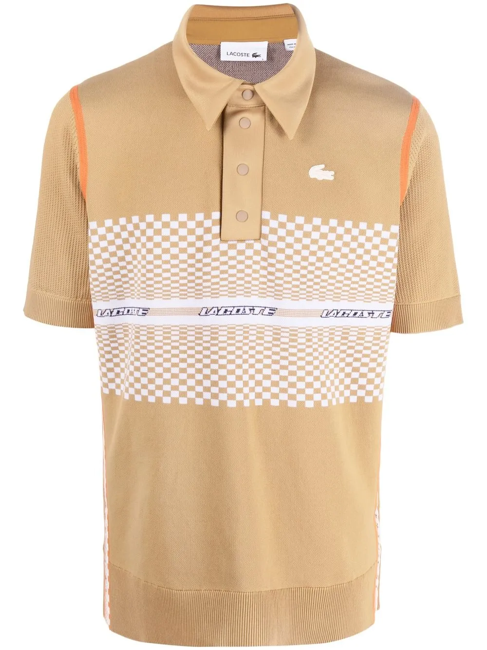 

Lacoste playera tipo polo con parche del logo - Neutro