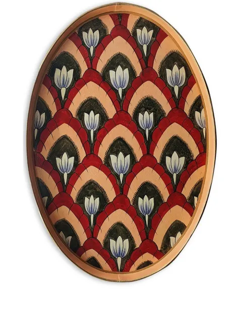 Les-Ottomans hand-painted iron tray