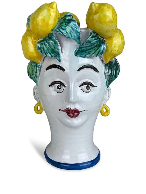 Les-Ottomans Lemon ceramic vase (30cm)